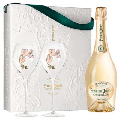 Perrier Jouët Blanc de Blancs 75 cl - Ast. (con 2 bicchieri)